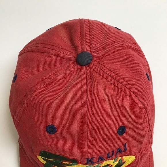 Bubba's Kauai Hawaii Hat Cheat Cap Ouray Sportswear Adjusts 100% Cotton Retro - Picture 7 of 9